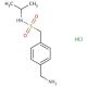1-[4-(aminomethyl)phenyl]-N-isopropylmethanesulfonamide hydrochloride - chemical structure image