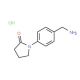 1-(4-Aminomethyl-phenyl)-pyrrolidin-2-one hydrochloride - chemical structure image