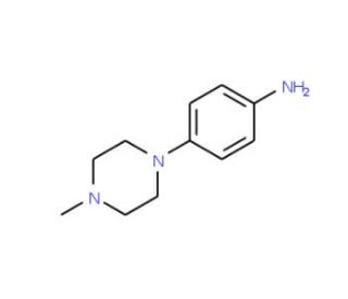1-(4-Aminophenyl)-4-methylpiperazine (CAS 16153-81-4) - chemical structure image