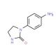 1-(4-aminophenyl)imidazolidin-2-one - chemical structure image