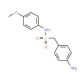 1-(4-aminophenyl)-N-(4-methoxyphenyl)methanesulfonamide - chemical structure image