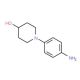 1-(4-aminophenyl)piperidin-4-ol (CAS 142752-12-3) - chemical structure image