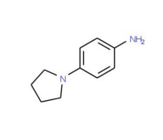 1-(4-Aminophenyl)pyrrolidine (CAS 2632-65-7) - chemical structure image