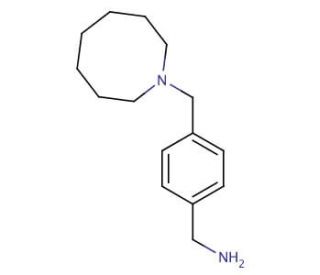 1-[4-(azocan-1-ylmethyl)phenyl]methanamine - chemical structure image
