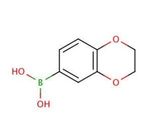 1,4-Benzodioxane-6-boronic acid (CAS 164014-95-3) - chemical structure image