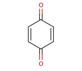 1,4-Benzoquinone (CAS 106-51-4) - chemical structure image