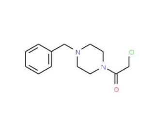 1-(4-Benzyl-piperazin-1-yl)-2-chloro-ethanone - chemical structure image