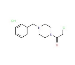 1-(4-Benzyl-piperazin-1-yl)-2-chloro-ethanonehydrochloride - chemical structure image