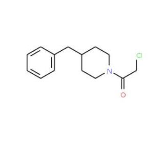 1-(4-Benzyl-piperidin-1-yl)-2-chloro-ethanone - chemical structure image