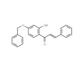 1-[4-(Benzyloxy)-2-hydroxyphenyl]-3-phenylprop-2-en-1-one (CAS 24532-21-6) - chemical structure image