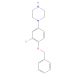 1-(4-Benzyloxy-3-chlorophenyl)piperazine (CAS 800371-67-9) - chemical structure image