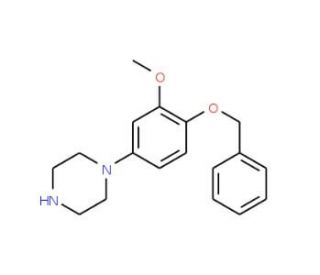 1-(4-Benzyloxy-3-methoxy-phenyl)-piperazine (CAS 142353-49-9) - chemical structure image