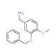 1-[4-(benzyloxy)-3-methoxyphenyl]methanamine (CAS 67023-43-2) - chemical structure image