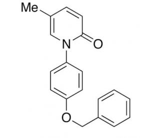 1-(4-Benzyloxyphenyl)-5-methyl-2(1H)-pyridone (CAS 1076199-02-4) - chemical structure image