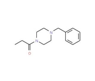 1-(4-Benzylpiperazino)-1-propanone - chemical structure image