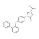 1-[4-(biphenyl-2-yloxy)phenyl]-5-oxopyrrolidine-3-carboxylic acid - chemical structure image