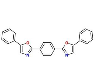 1,4-Bis(5-phenyl-2-oxazolyl)benzene (CAS 1806-34-4) - chemical structure image