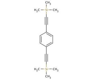 1,4-Bis[(trimethylsilyl)ethynyl]benzene (CAS 17938-13-5) - chemical structure image