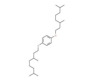 1,4-Bis[(3&prime;,7&prime;-dimethyloctyl)oxy]benzene (CAS 224317-93-5) - chemical structure image