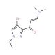 1-(4-Bromo-1-ethyl-1H-pyrazol-3-yl)-3-dimethylamino-propenone - chemical structure image