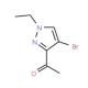 1-(4-Bromo-1-ethyl-1H-pyrazol-3-yl)ethanone - chemical structure image