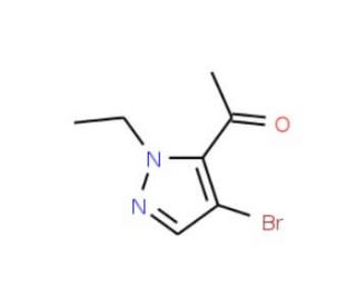 1-(4-Bromo-1-ethyl-1H-pyrazol-5-yl)ethanone - chemical structure image