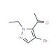 1-(4-Bromo-1-ethyl-1H-pyrazol-5-yl)ethanone - chemical structure image