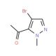 1-(4-Bromo-1-methyl-1H-pyrazol-5-yl)ethanone - chemical structure image