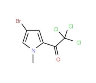1-(4-Bromo-1-methyl-1H-pyrrol-2-yl)-2,2,2-trichloro-1-ethanone - chemical structure image