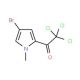 1-(4-Bromo-1-methyl-1H-pyrrol-2-yl)-2,2,2-trichloro-1-ethanone - chemical structure image