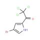 1-(4-Bromo-1H-pyrrol-2-yl)-2,2,2-trichloroethan-1-one (CAS 72652-32-5) - chemical structure image