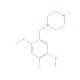 1-(4-Bromo-2,5-dimethoxybenzyl)piperazine (CAS 1094424-37-9) - chemical structure image