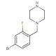 1-(4-Bromo-2-fluorobenzyl)piperazine (CAS 870703-75-6) - chemical structure image