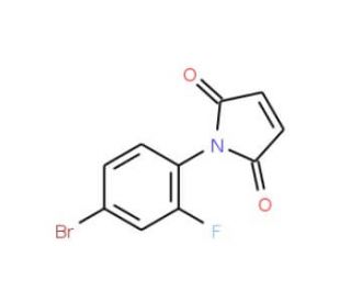 1-(4-Bromo-2-fluorophenyl)-1H-pyrrole-2,5-dione - chemical structure image