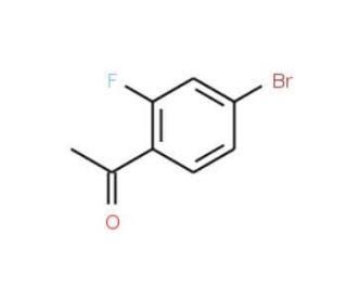 1-(4-Bromo-2-fluorophenyl)ethan-1-one (CAS 625446-22-2) - chemical structure image