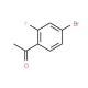 1-(4-Bromo-2-fluorophenyl)ethan-1-one (CAS 625446-22-2) - chemical structure image