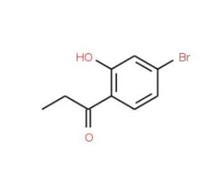 1-(4-Bromo-2-hydroxyphenyl)-1-propanone (CAS 17764-92-0) - chemical structure image