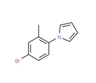 1-(4-Bromo-2-methylphenyl)-1H-pyrrole - chemical structure image
