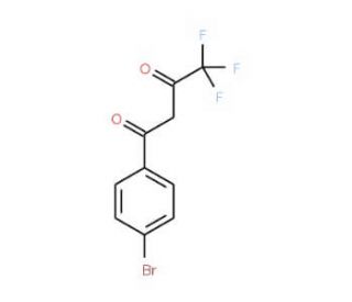 1-(4-Bromo-phenyl)-4,4,4-trifluoro-butane-1,3-dione (CAS 18931-61-8) - chemical structure image