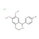 1-(4-Bromo-phenyl)-6,7-dimethoxy-1,2,3,4-tetrahydro-isoquinoline hydrochloride - chemical structure image