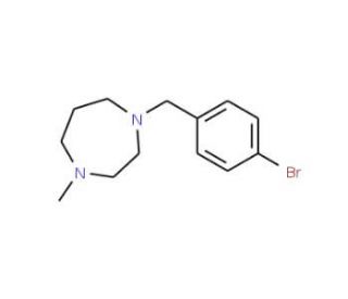 1-(4-Bromobenzyl)-4-methylperhydro-1,4-diazepine (CAS 280560-78-3) - chemical structure image
