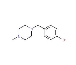 1-(4-Bromobenzyl)-4-methylpiperazine (CAS 368879-17-8) - chemical structure image