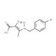 1-(4-Bromobenzyl)-5-methyl-1H-1,2,3-triazole-4-carboxylic acid (CAS 845885-94-1) - chemical structure image