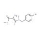 1-(4-Bromobenzyl)-N,5-dimethyl-1H-1,2,3-triazole-4-carboxamide - chemical structure image