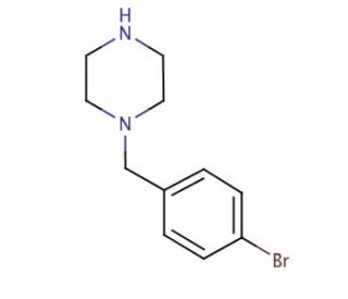 1-(4-Bromobenzyl)piperazine (CAS 91345-62-9) - chemical structure image