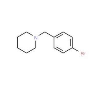 1-(4-Bromobenzyl)piperidine (CAS 178162-69-1) - chemical structure image