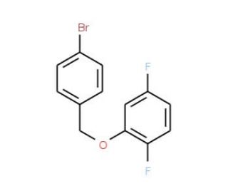 1-(4-Bromobenzyloxy)-2,5-difluorobenzene - chemical structure image