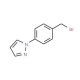 1-[4-(Bromomethyl)phenyl]-1H-pyrazole (CAS 368869-85-6) - chemical structure image