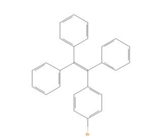 1-(4-Bromophenyl)-1,2,2-triphenylethylene (CAS 34699-28-0) - chemical structure image