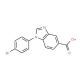 1-(4-Bromophenyl)-1H-benzimidazole-5-carboxylic acid - chemical structure image